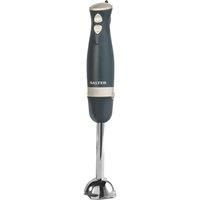 Salter Marino Hand Blender Immersion Blending 2 Speeds Settings Blue Grey 600 W