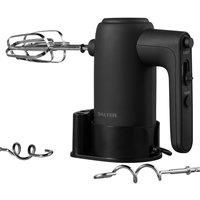 Salter EK5613BMBLK Kuro Hand Mixer – Electric Whisk with Dough Hook and Beater Attachments, 5 Speeds Settings with Turbo Function, Eject Function to Change Attachments, Easy-Store Compact Base, 300W