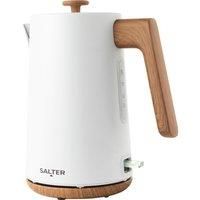 SALTER Toronto EK5822 Jug Kettle - White, White,Brown