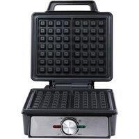 Salter EK5848 Waffle Maker Machine – Non-Stick Dual Waffle Iron Plates, Deep Fill Belgian & American Waffle Machine, Adjustable Temperature Control, Cool Touch Handle, Savoury Snacks & Desserts, 1600W