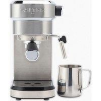 Salter Espresso Machine With Milk Frother for Ground Coffee 1.1L Capacity 1350W