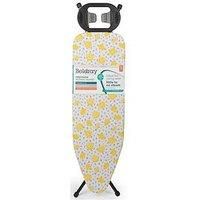 Beldray Ironing Board Collapsible Lightweight Adjustable 115 x 36cm Lemon Cover