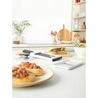 Salter BW12925EU7 2 in 1 Mandoline Slicer – Multifunctional Vegetable Chopper, Interchangeable Stainless-Steel Blades, Food Slicer with Finger Guard, Grating and Slicing Functions, Easy to Clean