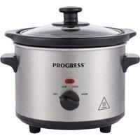 Progress 1.5L Slow Cooker Keep Warm Function 3 Heat Settings Adjustable Control