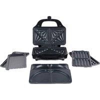 Salter Kuro XL 4-in-1 Snack Maker Deep-Fill PFAS-Free Non-Stick Plates 900W