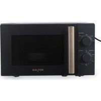 Salter 20L Manual Microwave 35-Min Timer Dial Control Glass Turntable Marino