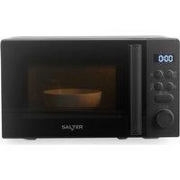 Salter 20L Digital Microwave 95-Min Timer 25cm Glass Turntable LED Display Kuro