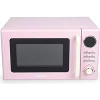 Salter Retro Pink Microwave Digital 20L Auto Presets Defrost 95 Timer Min 800W