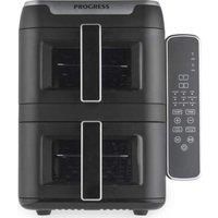 Progress Dual Tier 9L Air Fryer - 4.5L Baskets, 9 Functions, PFAS-Free,