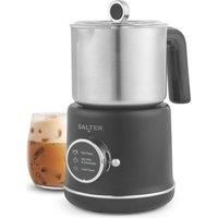 Salter 3-in-1 Milk Frother – Barista Style Hot Foam, Cold Foam, Hot Milk Or Chocolate, Removable Dishwasher Safe Stainless Steel Jug, LED Display, 250ml Frothing Capacity, 350ml Heating Capacity, 600W