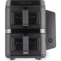 Salter Stackable Air Fryer - Vertical Double Drawer Air Fryer, Cook On 4 Levels, XL 9L Capacity - 2 x 4.5L Cooking Baskets, 2 Drawers & 2 Racks, Space Saving, 12 Functions With Sync & Match, PFAS-Free