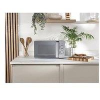 Salter Aspen 20L Microwave 5 Levels 35 Min Timer Defrost Easy Clean 800W Silver