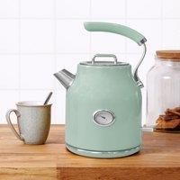 Retro 1.7L 3kW Seafoam Jug Kettle Blue