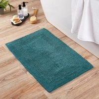 Super Soft Reversible Kingfisher Bath Mat Green