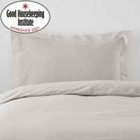 Non Iron Plain Dye Silver Oxford Pillowcase Silver