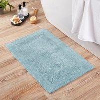 Super Soft Reversible Duck Egg Bath Mat Green