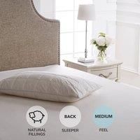 Dorma Down Surround Memory Foam MediumSupport Pillow White