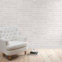 White Brick Wallpaper White