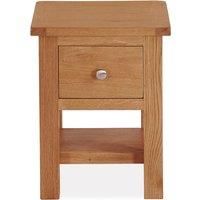 Bromley Oak Lamp Table Natural