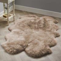 Quad Sheepskin Rug Mink