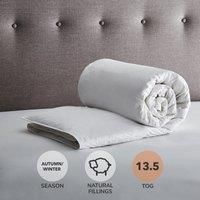 Fogarty Anti Allergy White Goose Feather and Down 13.5 Tog Duvet White