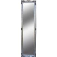 Silver Swept Leaner Mirror Silver