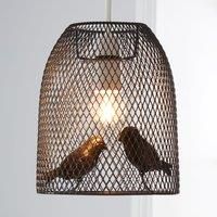 Livry Bird Grey Easy Fit Pendant Grey