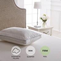Dorma Extra Firm and Deep Deluxe Oxford Border Pillow Top White