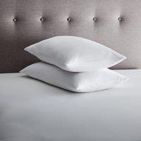 Fogarty Pair of Eucalyptus Scented Pillow Protectors White