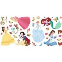 Princess Wall Stickers Blue/Yellow/Green/Pink
