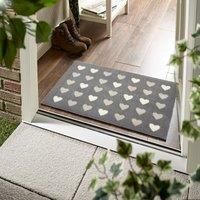 Marvel Washable Heart Mat Grey