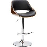 Trento Bar Stool Black PU Leather Black