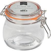 Lever Arm Glass Jar