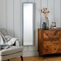 Essentials Full Length Mirror 122x32cm Grey Grey