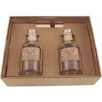 Churchgate Black Tea and Patchouli Set of Two Diffusers Brown