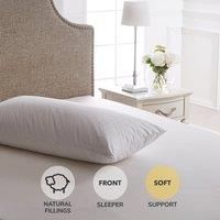 Dorma Hungarian Goose Down SoftSupport Pillow White