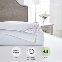 Dorma Hungarian Goose Down 4.5 Tog Duvet White