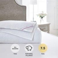 Dorma Hungarian Goose Down 7.5 Tog Duvet White
