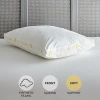 Comfortzone Hollowfibre SoftSupport Walled Pillow White