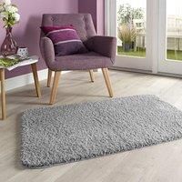 Marvel Shaggy Washable Rug Grey