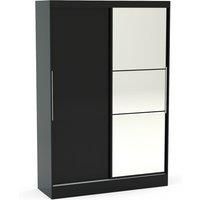 Lynx Black Sliding Wardrobe Black