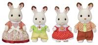 Sylvanian Families 5655 Chocolate Rabbit Family - Dollhouse Playset, Multicolor