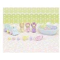Sylvanian Families 5707 Triplets Baby Bathtime Set - Dollhouse Playsets