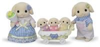 Sylvanian Families - 5735 Flora Rabbit Family - Dollhouse Playsets