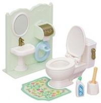 Sylvanian Families - 5740 Toilet Set - Dollhouse Playsets