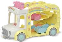 Sylvanian Families - 5744 Rainbow Fun Nursery Bus - Dollhouse Playsets