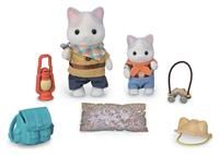 Sylvanian Families - 5763 Exciting Exploration Set -Latte Cat Brother & Baby - Dollhouse Playsets