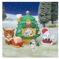 Sylvanian Families - 5822 Baby Santa/'s Christmas Tree House - Dollhouse Playsets