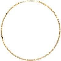 Gilded Silver Jewelco London Piana Bead Choker Collarette Necklace 3mm 14-16"