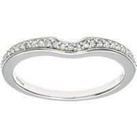 9ct White Gold Diamond Engagement-ring Accessory Eternity Ring - PR0AXL8484BW